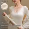 2025 Stylish Cashmere Wool & Silk Warm Base Layer with Built-in Bra Pads