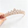 Luxury Shiny Crystal Tiara Headband Exquisite Rhinestone Bridal Crown Wedding Bride Headwear Women Girl Pageant Prom Birthday