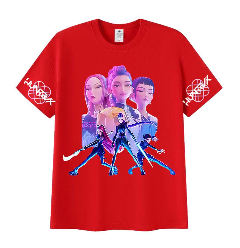 

Movies Demon Hunters K-pop 2025 Graphic T Shirt Men Women Aesthetic Fashion Cotton Short Sleeve T-Shirt Harajuku Vintage Tshirts S