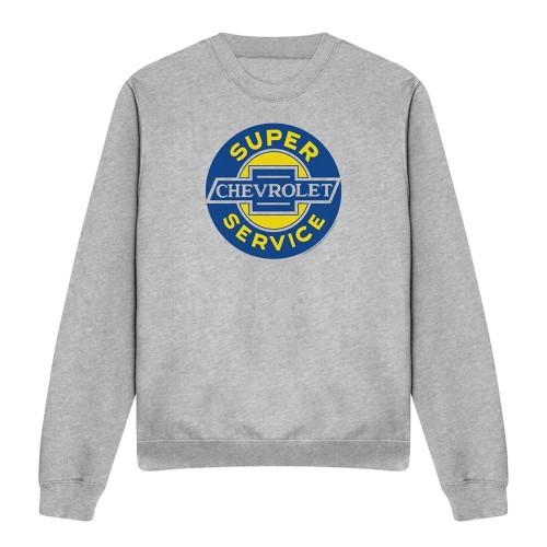 Chevrolet Unisex Adult Super Service Heather Sweatshirt
