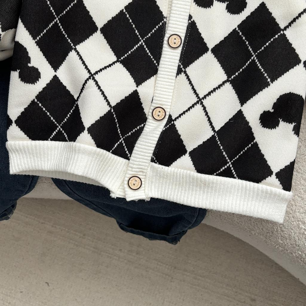 2025 Neuer Herbst Winter Kindermantel Strickjacken Jungen Mädchen Pullover Warme Strickjacken Baby Verdickte Oberbekleidung Pullover