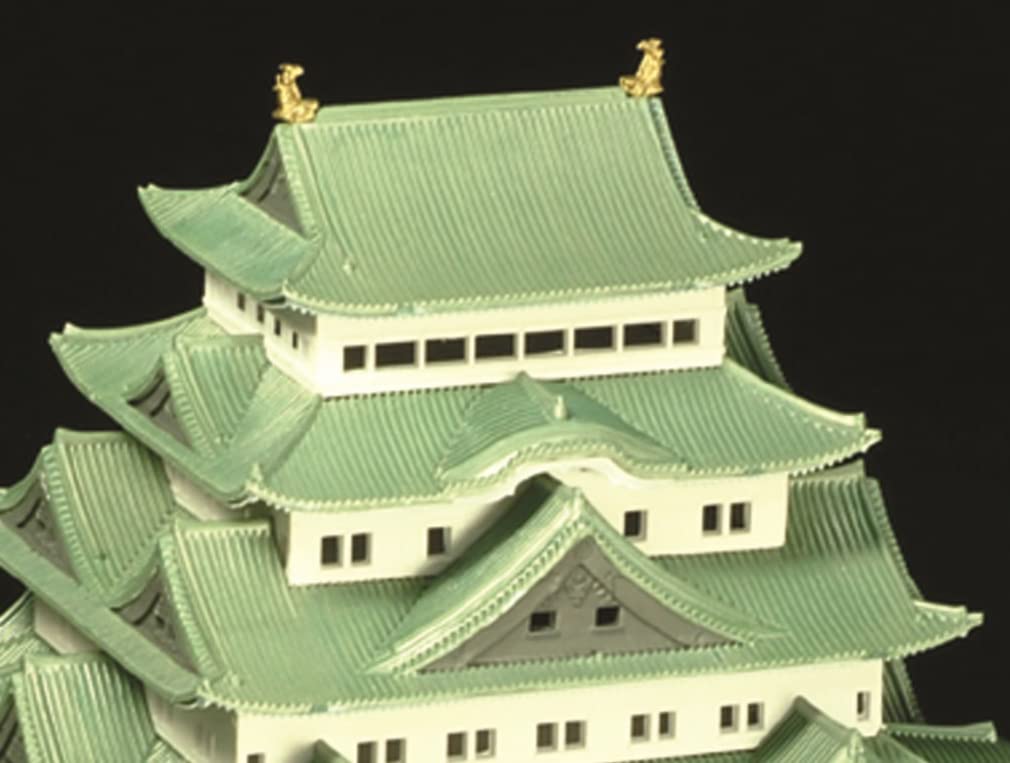 Doyusha 1/350 Japan's Famous Castles Standard Nagoya Castle Plastic Model S-23 Molded Color
