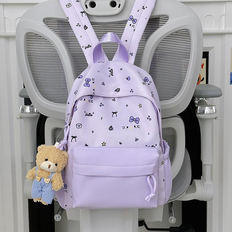 Schoolbag New High-value, Sweet, Literary and Cute Butterfly Backpack for Junior High School Students Lightweight Backpack