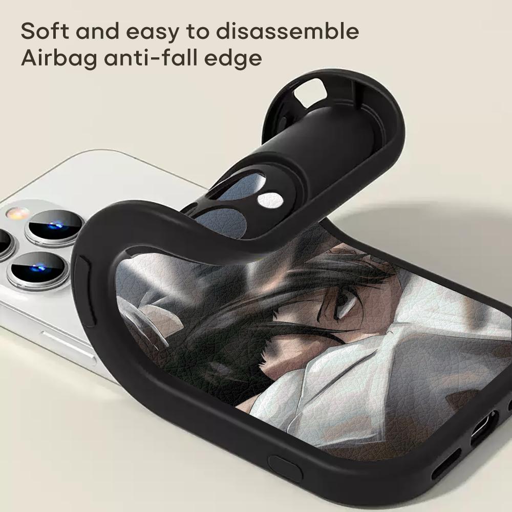 Okkotsu yuta cool anime man poster Phone Case For iPhone 16 15 14 13 12 11 Plus Pro Max Lambskin Silicone Cover black