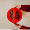2026 New Year Red Fu Lanterns & Festive Spring Festival Wall Decor