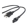 C6 Plum Blossom 1.5m 10A US Standard AC Power Cord for Laptop/Monitor