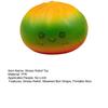 Rainbow Steamed Bun Fidget Toy Stress Relieving Cartoon Smiling Stuffed Bun Squeeze Toy Simulated Dumpling Dough Ball Office Desk Toy