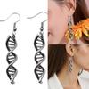 Elegant DNA Double Helix Earrings Ear Hooks Inspired From Science For Women Students And Teachers In Copper Materials