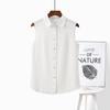 2023 Women's Solid Color Sleeveless Polo Collar Vest - Versatile Autumn/Winter Pairing with Sweater