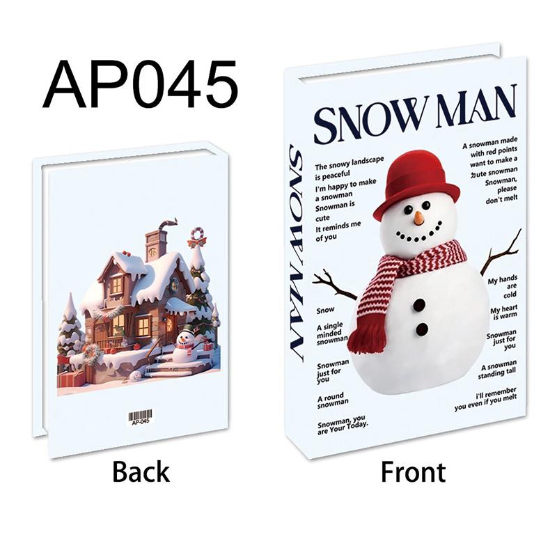 Seria Świąteczna Dekoracja Fałszywych Książek Estetyka Pokoju Dziennego Rekwizyty Dekoracje Książek Wnętrze Ozdoby na Stolik Kawowy Dodatkowe