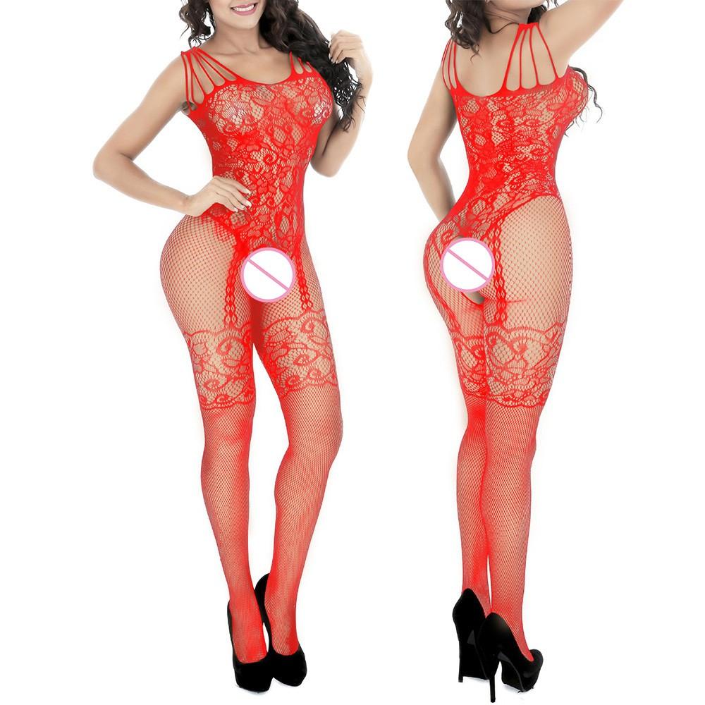 Body Stocking Lingerie Club Underwear Mesh Net Dress Sleepwear Playsuit