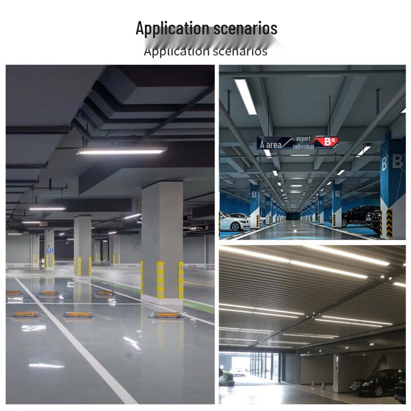 110W White LED Linear Light for Garage & Aisle