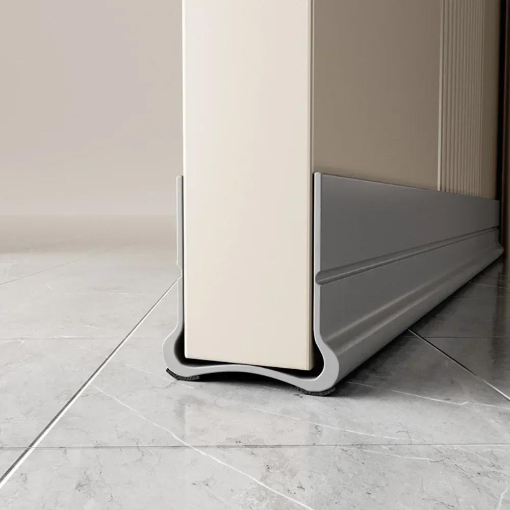 1/2PC Flexible Door Bottom Seal Strip Door  Gap Soundproofing Wind and Dust Proof Weather Strip Under Door Draft Stopper