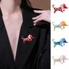 1PC Dog Designer for Women Brooch Pin Cartoon Dog Shape Jewelry Gift Brooches Drip Oil Enamel Anamel