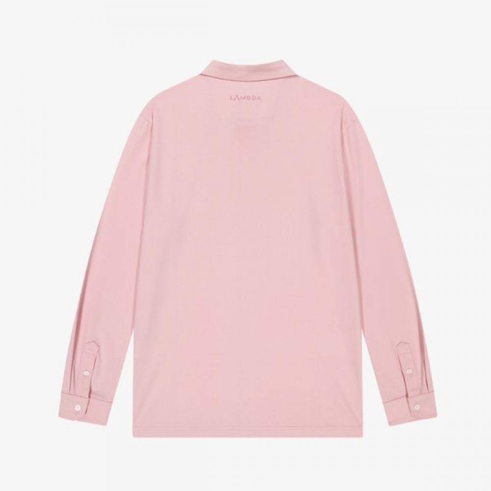 Lambda Men S Motion Fit Silket Shirt French Pink 52462