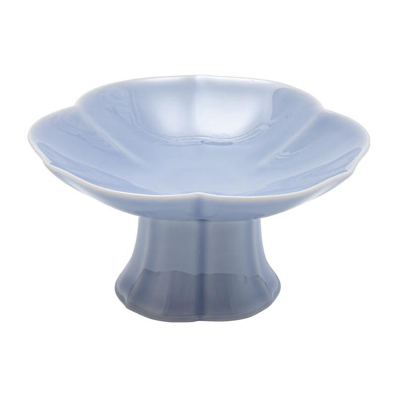 Riyuexingchen Chinese Vintage Lotus Leaf Tea & Pastry Plate