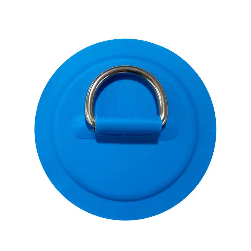 1PC Surfboard Dinghy Boat PVC Patch Stainless Steel D Ring Deck Rigging Rope Ring Buckle Kayaking Inflatable Boat Accessories