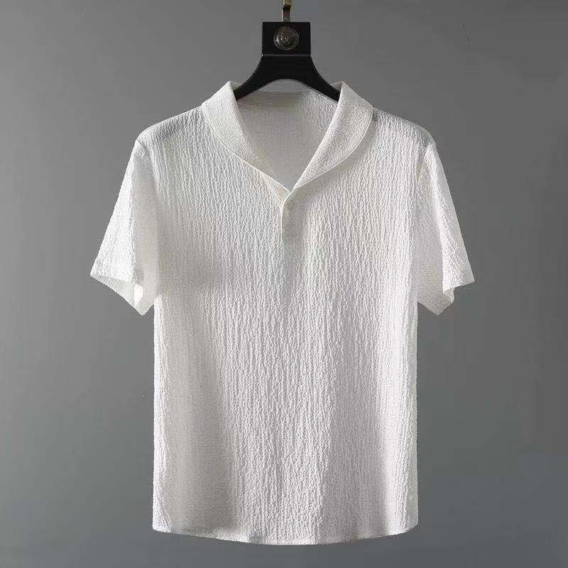 (Shirt+Trousers) 2024 Summer Men Fashion Classic Shirt Men Business Casual Shirts Men A Set of Clothes Size M-4XL
