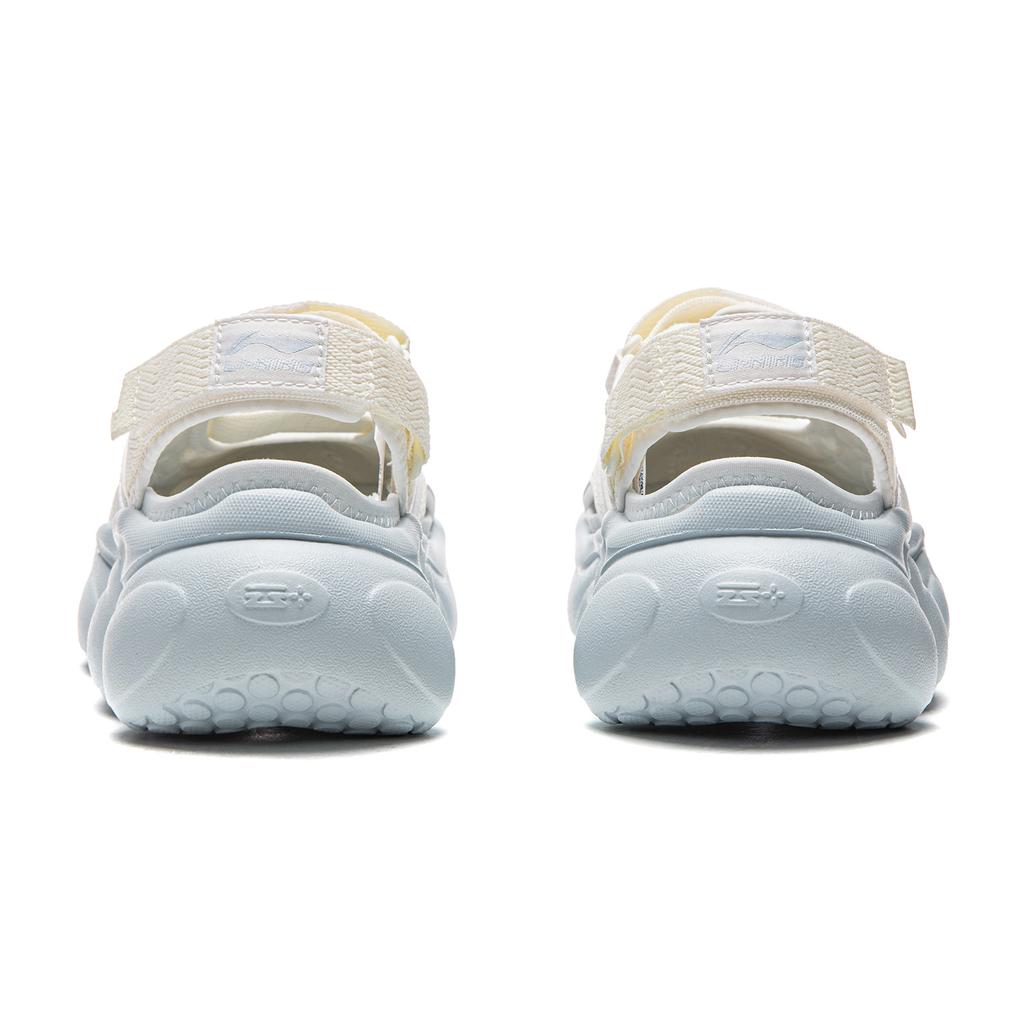 Li Ning Cloud Slip Resistant, Abrasion Resistant, Lightweight River Trekking Sandal Women's Mist White AGUW016-5