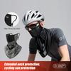 Breathable Ice Silk Neck Gaiter UV Protection Ear Hanging Face Cover Summer Cycling Outdoor Balaclava