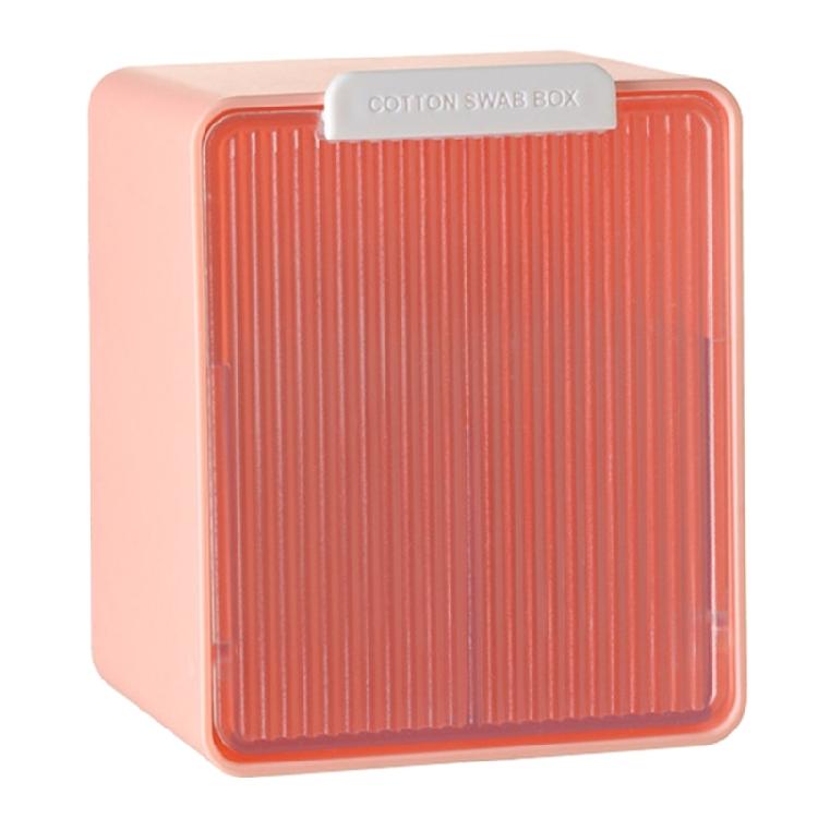Настенный ящик для хранения Пылезащитный органайзер для ванной комнаты для ватных палочек Макияжа розовый 739₽