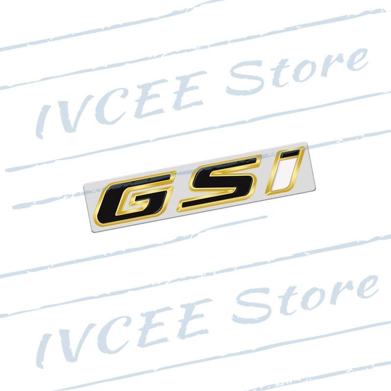 Car Accessories Metal GSI Emblem Rear Trunk Body Badge Sticker For Vauxhall Opel Zafira Mokka Antara Insignia Astra Adam OPC VXR Wv3