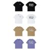 Wassup Heods Retro Trendy Brand Couple T-Shirt Summer New Product American Casual Heavyweight Round Neck Short Sleeve for Men and Women