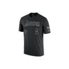 NBA Los Angeles Lakers Courtside Logo Print Rundhals T-Shirt Herren Oberteile Schwarz DH6745-010