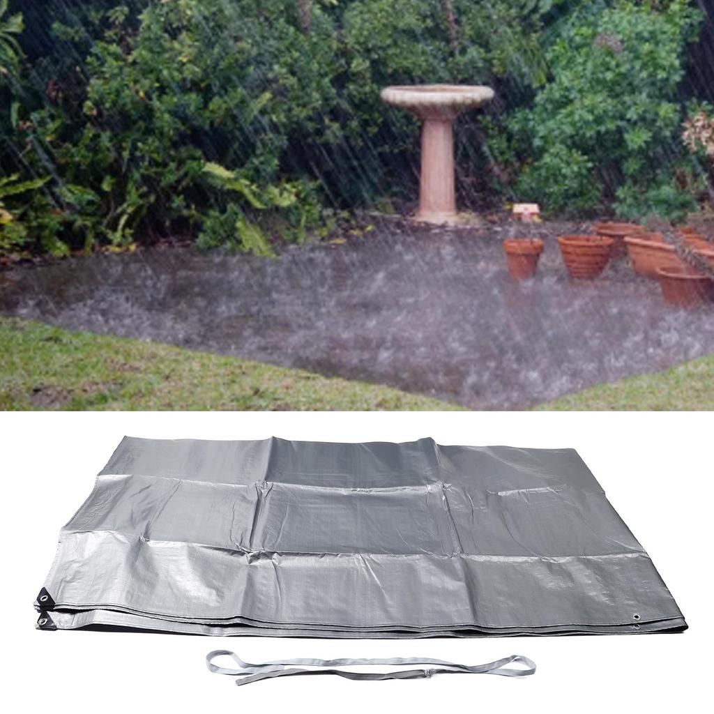 Plane Abdeckung Dick Doppelsilber Wasserdicht Wärmeisolierend Sonnendicht Reißfest Mehrzweckplane