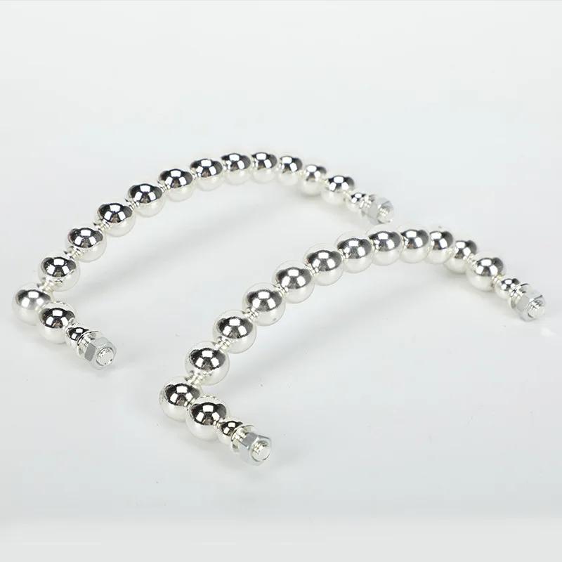 Plateau Long en Fer Forgé Nordique Doré et Argenté Creux Plateau de Rangement pour Fruits et Snacks Plateau à Snacks Fruits Dessert pour Hôtel KTV