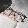 Female Students Large Frame Myopia Degree eyeglasses Anti Blue Light Color Changing Glasses Male Myopia Finished Product Glasses