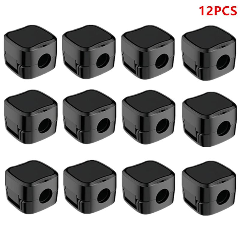 6/12 Pcs Magnetic Cable Clip Cable Holder Adhesive Wire Keeper Cord Cable Organizer For Home Office Under Desk Management