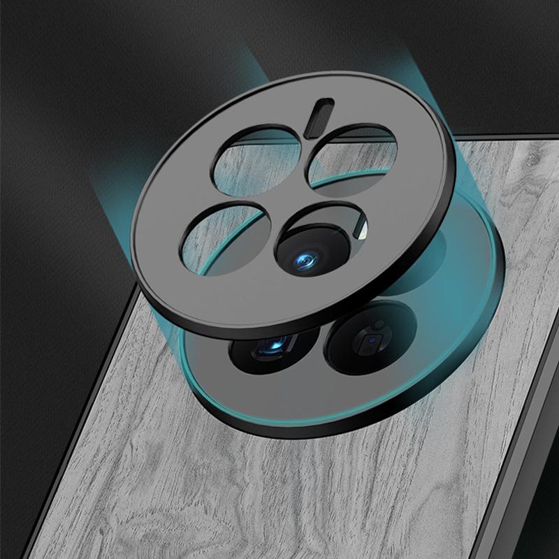 Custodia per telefono con texture ad albero simulata per Huawei Mate 60 Pro, protezione per obiettivo della fotocamera per HUAWEI Mate 50 30 40 60 Pro Plus, morbida custodia in silicone