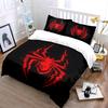 Red glitch-style spider. Bedding sets Duvet cover sets Duvet covers Pillowcases(1 * Duvet Cover 2 * Pillowcases, without duvet insert)