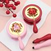 Wax Seal Melting Furnace Set with Handle & Spoon - Wooden Granule Furnace for Crafting