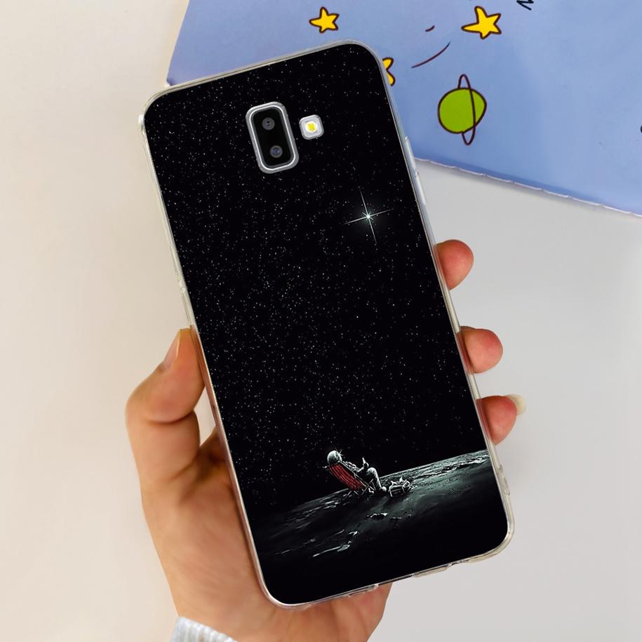 For Samsung J6 Plus Case J6 2018 J600F J610F Cover Luxury Marble Butterfly Clear Soft Cases For Samsung Galaxy J 6 J6+ 2018 Capa