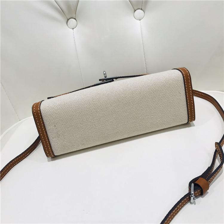 Nowej generacji płócienna torebka kopertówka ze skóry krowiej damska torba na ramię ukośny mała torba torba startowa