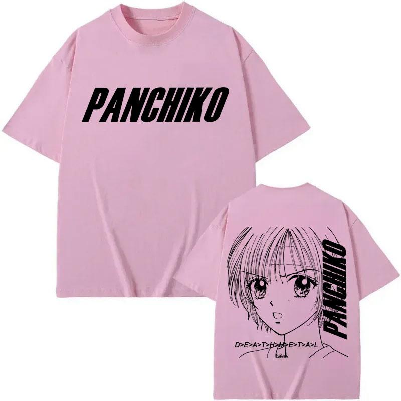 Limitované album Panchiko DEATHMETAL Merch Módní rockové tričko s krátkým rukávem Vysoce kvalitní bavlna Nadměrné tričko Unisex