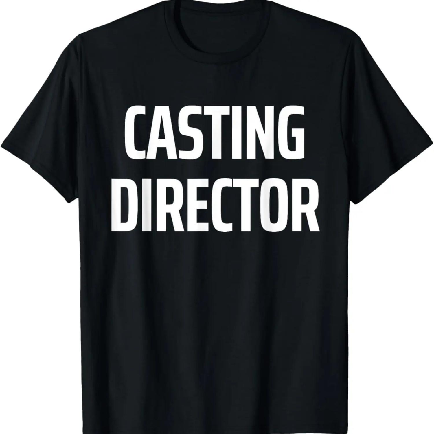 

CASTING DIRECTOR - Film Crew Filmmaker Role Creative Bold T-Shirt S чёрный