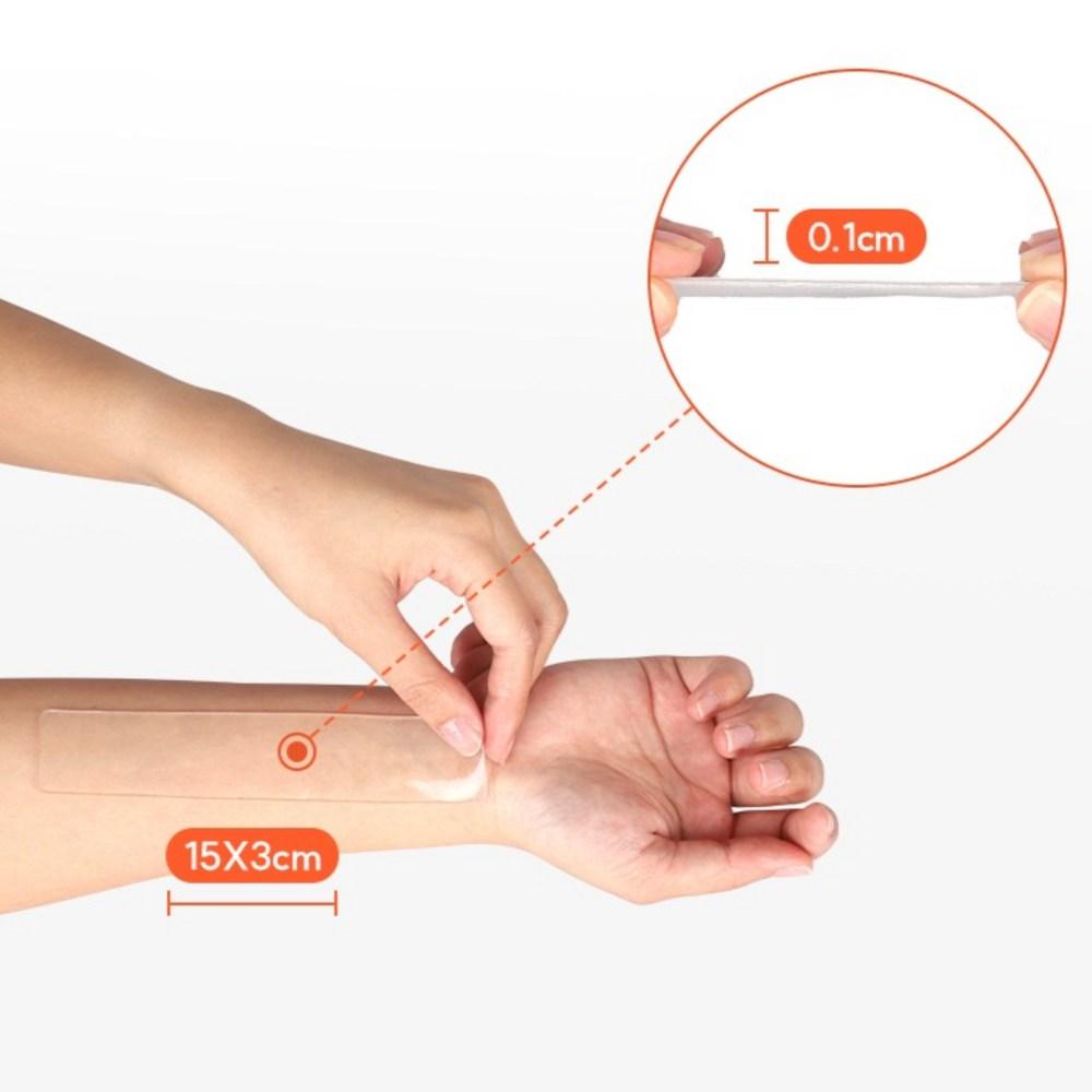 Silicone Gel Sheet Scar Management Patch Pregnant Women Before and After Childbirth Stretch Mark Elasticity Care Cream, 1 Piece, Transparent
