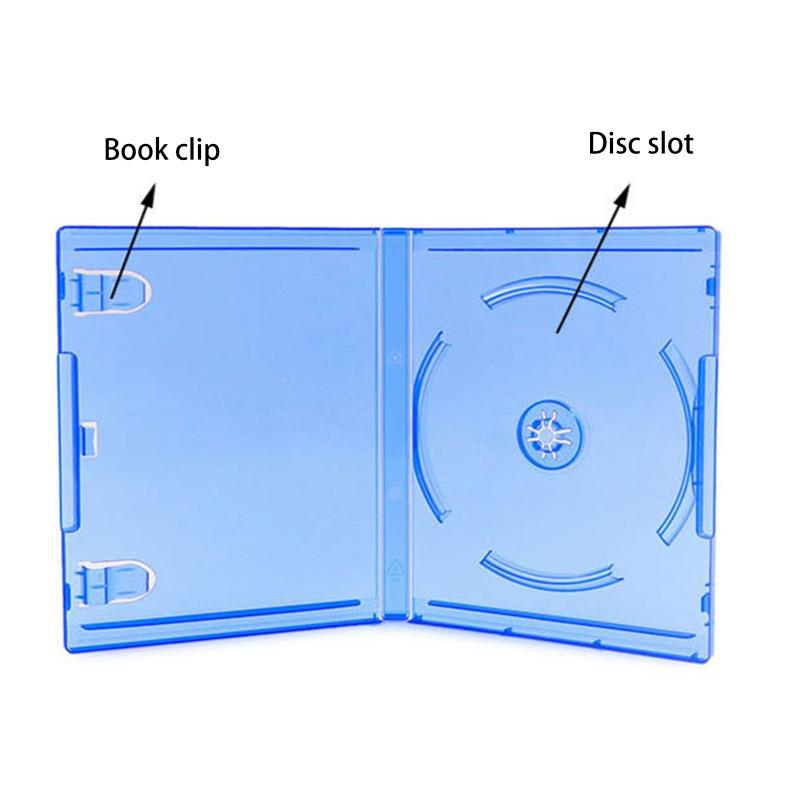 Blue CD Single Double Discs Storage Bracket Holder for  Games Disk Cover for Case Discs Storage Accessories
