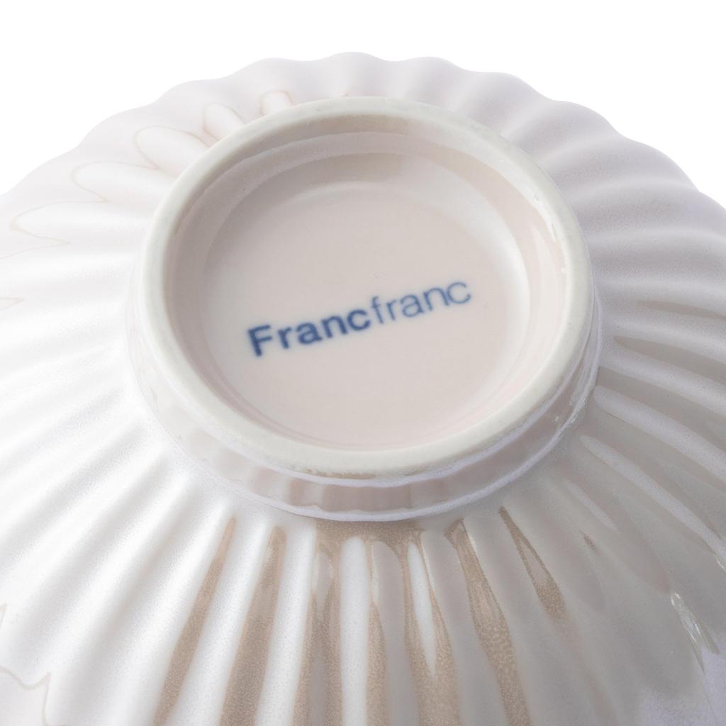 Francfranc Pair Gift Rice Bowl Soup Bowl Set Set & (Flower Design)