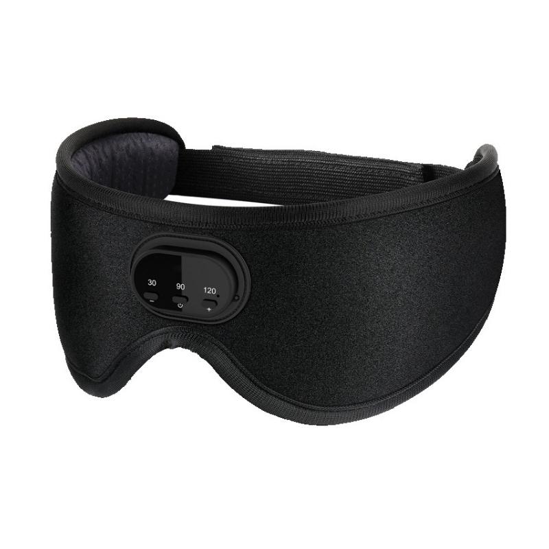 

Bluetooth 5.3 Sleeping Headphone 3D Wireless Breathable Music Eye Mask White Noise Headset Handsfree Call Earphone Timed Shutdow чорний