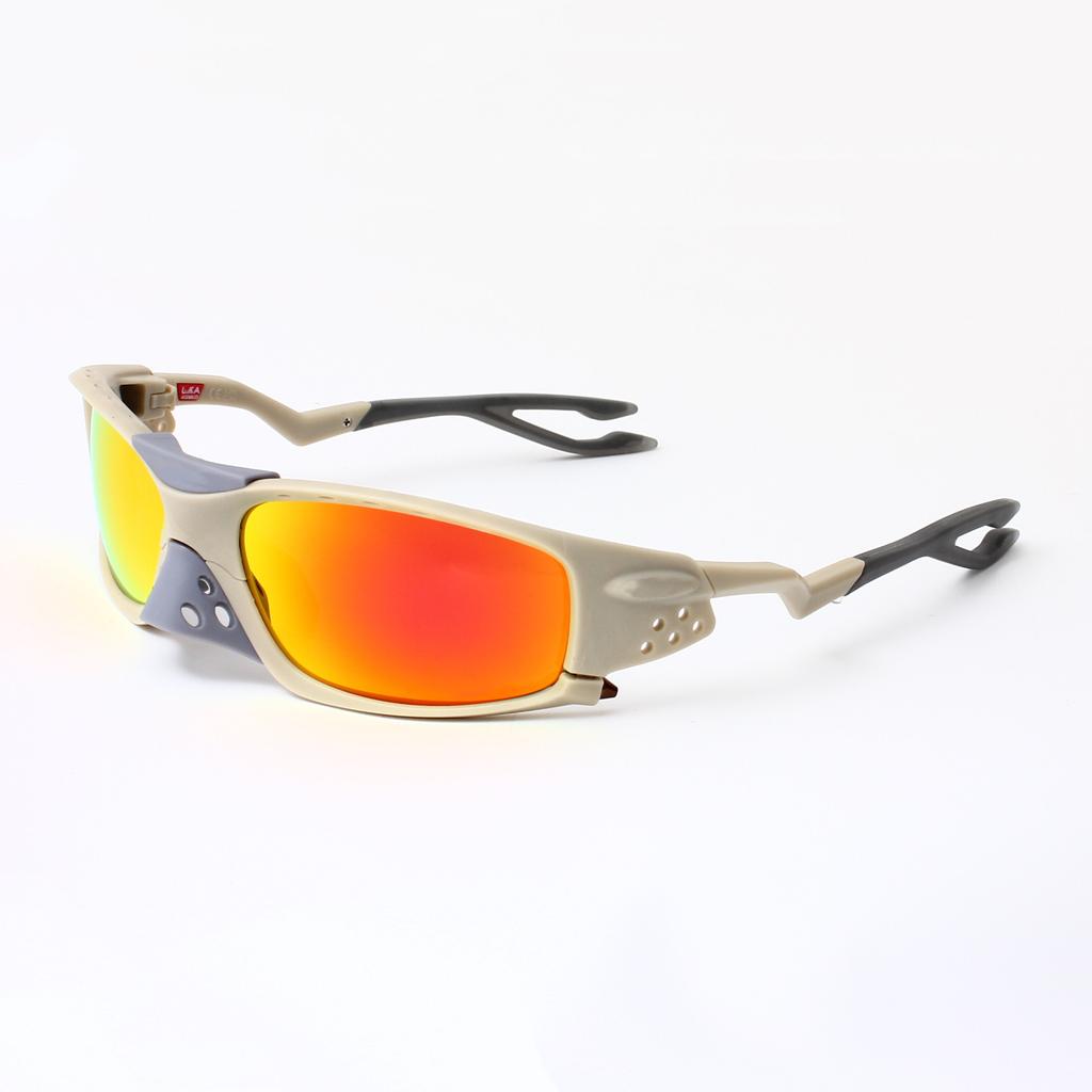 Outdoor-Sport Radfahren Polarisierte Sonnenbrille, Unisex, Retro-Stil, mit abnehmbaren Nasenpads, geeignet für Reisen und Fahren, kleiner Rahmen9529