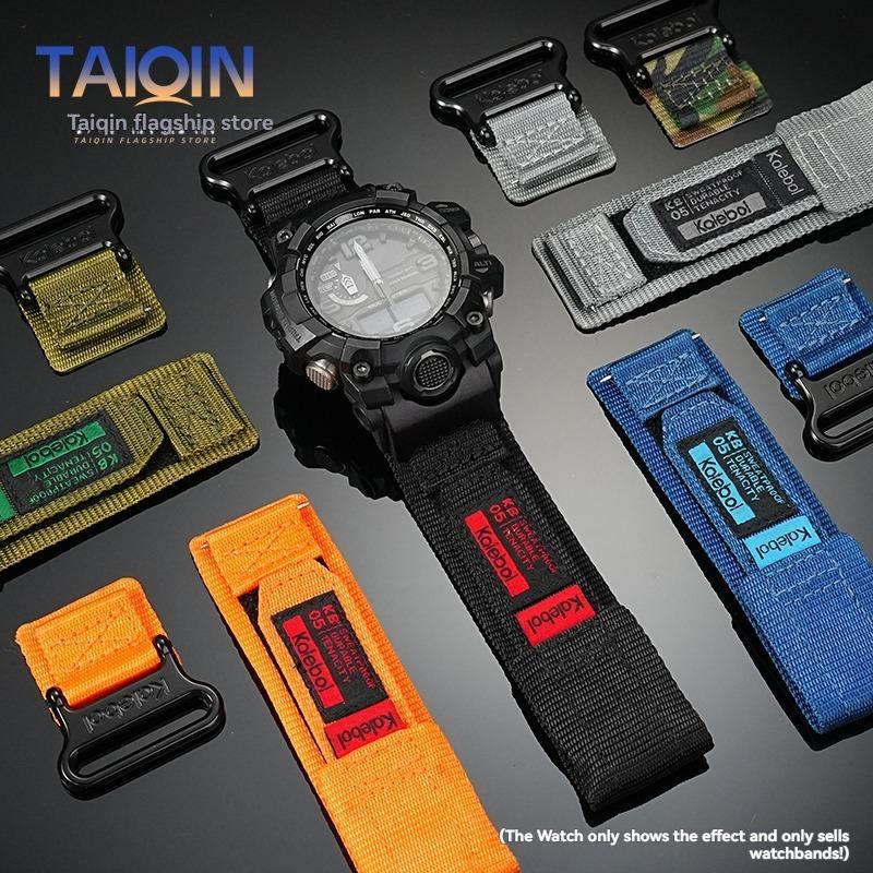 GWG-1000 Canvas Watchband Men For Casio G-SHOCK 5463 first generation GWG-1000GB-1A/4a Modified Nylon Watch Strap Bracelet