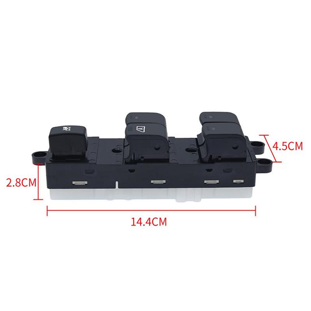Power Window Switch 25401JD001 For Nissan Qashqai J10 JJ10 2.0 DCi 4WD Navara D40 Vehicles Pathfinder R51 25401-JD001 25401EB30B