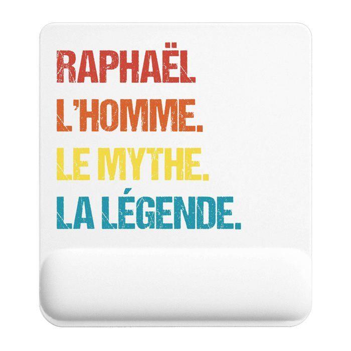 Tapis de souris - PLANETEE - Raphaël Mythe Légende Vintage - Multicolore - 22x18 cm - Surface lisse antidérapante