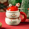 Christmas Gift Mug High End Sense Christmas Cup Ceramics Gift for Girls' Companions and Small Gifts for Employees and Customers
