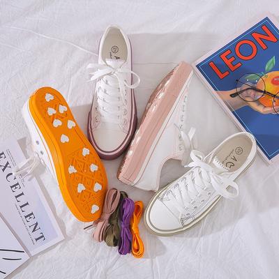 Canvas Sneakers Women Original Fashion Canvas Casual Shoes 2024 Spring Autumn Flats Breathable Woman Vulcanized Shoes Skateboard