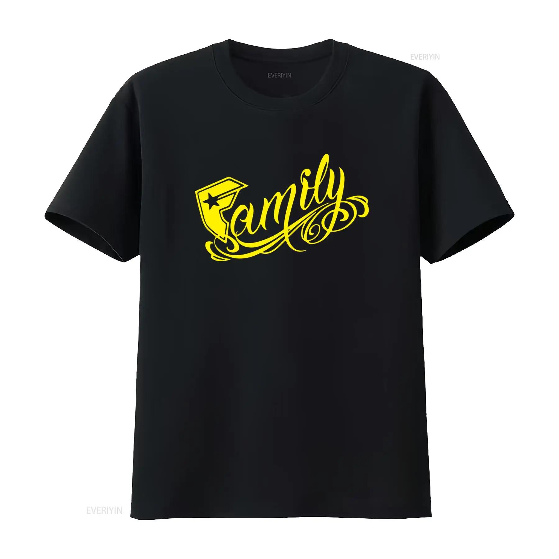

Vintage Famous Stars And Straps Logo Family Black Yellow T Shirt Large Size Retro Style vintage Washed Comfortable Stretched 5XL різнокольоровий